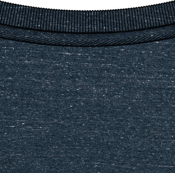 Women crew neck sweatshirt 350g m stella tripster col Dark Heather Denim