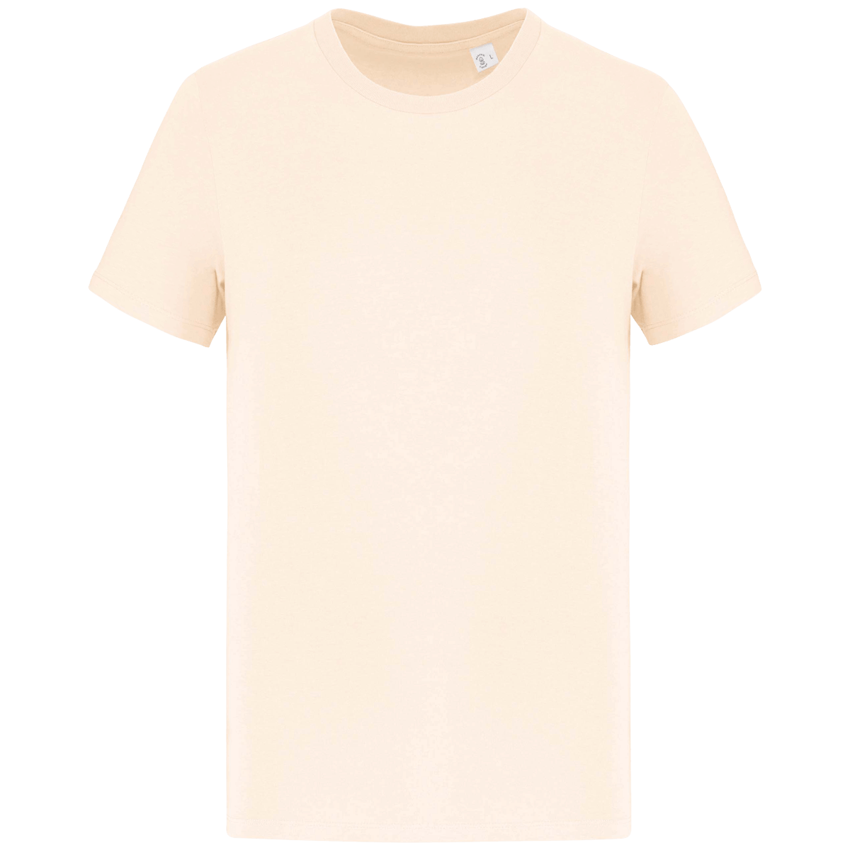 T-Shirt Manches Courtes Unisexe Bio | 100 % Coton Bio | Impression Et Broderie Ivory