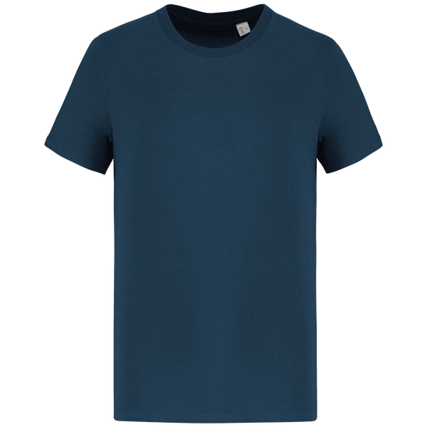 T-Shirt Manches Courtes Unisexe Bio | 100 % Coton Bio | Impression Et Broderie Peacock Blue