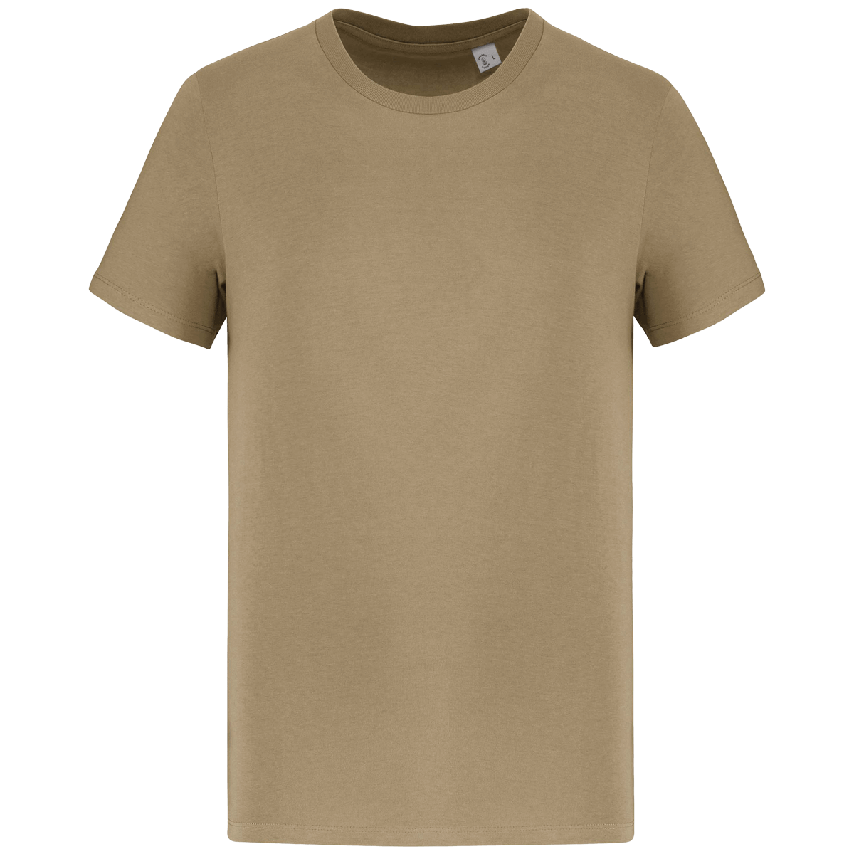 T-Shirt Manches Courtes Unisexe Bio | 100 % Coton Bio | Impression Et Broderie Light Olive Green