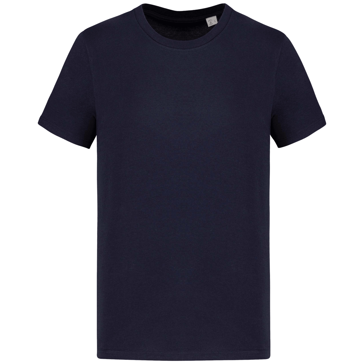 T-Shirt Manches Courtes Unisexe Bio | 100 % Coton Bio | Impression Et Broderie Navy Blue