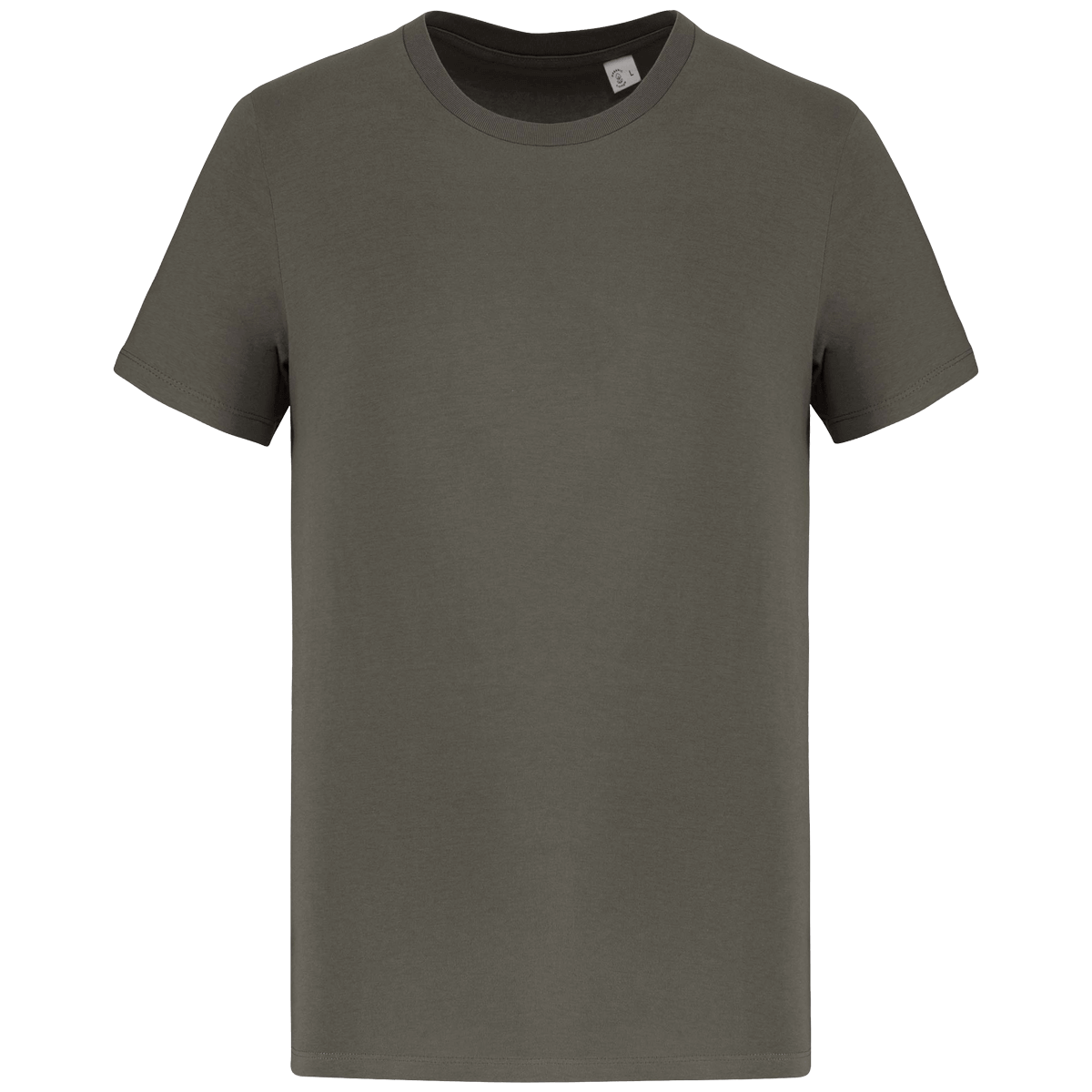 T-Shirt Manches Courtes Unisexe Bio | 100 % Coton Bio | Impression Et Broderie Organic Khaki
