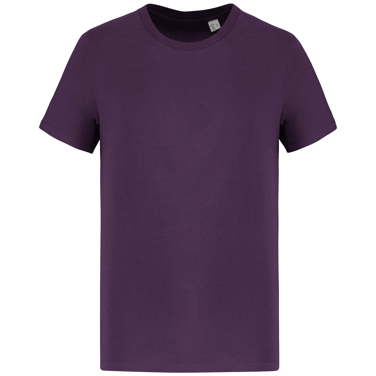 T-Shirt Manches Courtes Unisexe Bio | 100 % Coton Bio | Impression Et Broderie Deep Plum