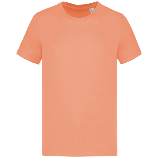 T-Shirt Manches Courtes Unisexe Bio | 100 % Coton Bio | Impression Et Broderie Apricot