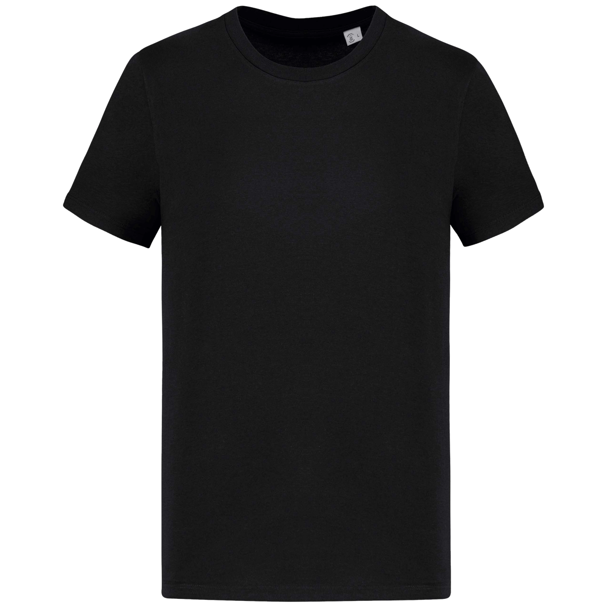 T-Shirt Manches Courtes Unisexe Bio | 100 % Coton Bio | Impression Et Broderie Black