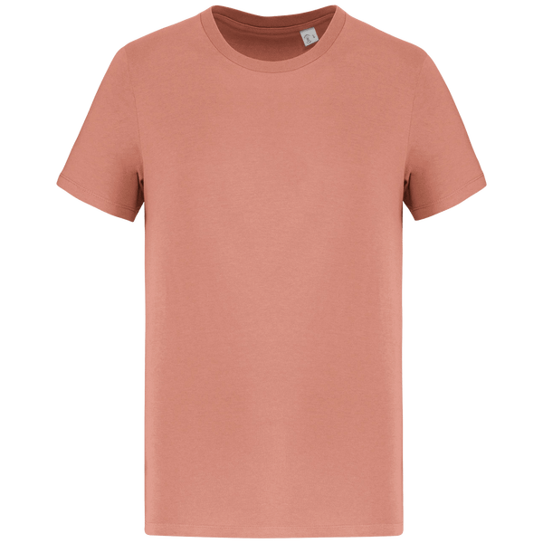 T-Shirt Manches Courtes Unisexe Bio | 100 % Coton Bio | Impression Et Broderie Peach