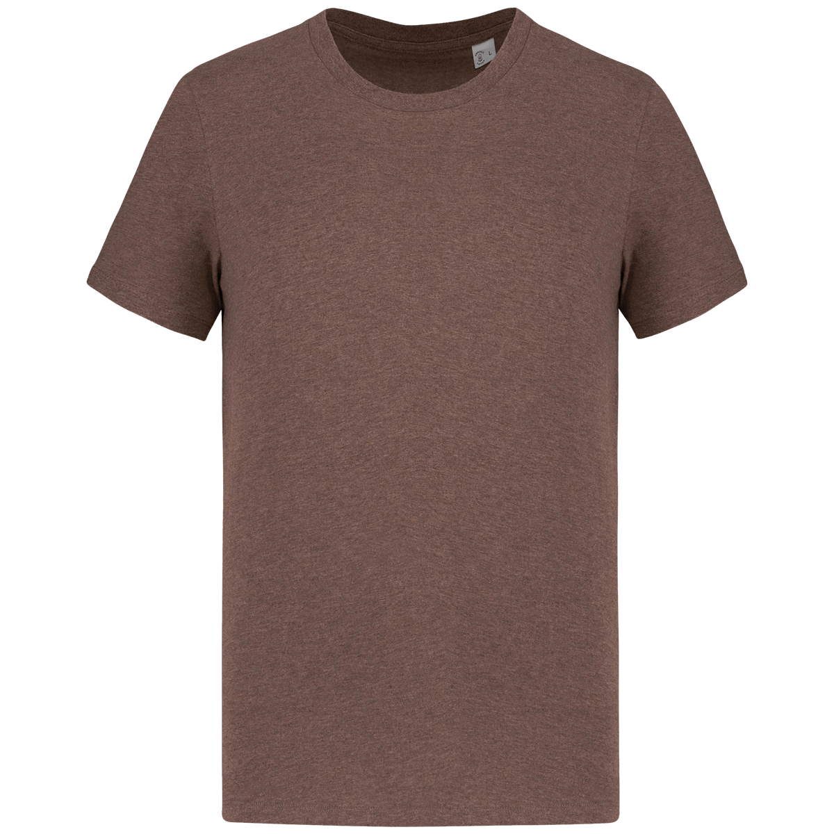 T-Shirt Manches Courtes Unisexe Bio | 100 % Coton Bio | Impression Et Broderie Grizzly Brown Heather