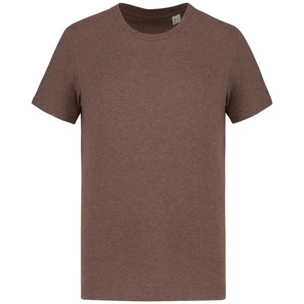 T-Shirt Manches Courtes Unisexe Bio | 100 % Coton Bio | Impression Et Broderie Grizzly Brown Heather