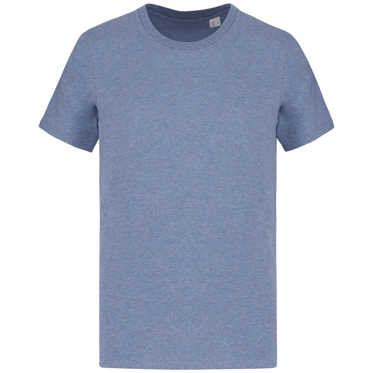 Bio Unisex Kurzarm-T-Shirt | 100% Bio-Baumwolle | Druck Und Stickerei Cool Blue Heather