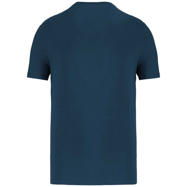 T shirt manches courtes unisexe bio dos Peacock Blue