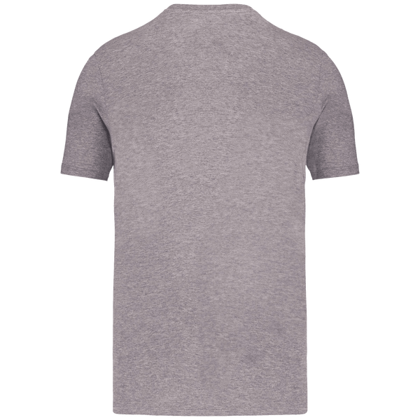 T shirt manches courtes unisexe bio dos Moon Grey Heather