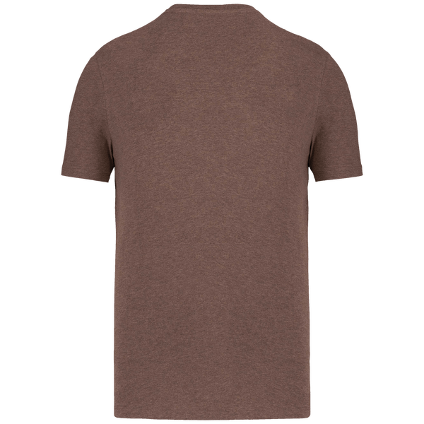 T shirt manches courtes unisexe bio dos Grizzly Brown Heather