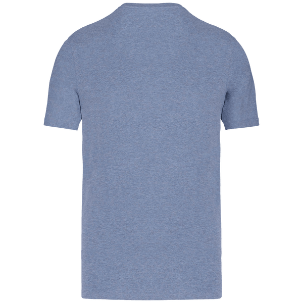 T shirt manches courtes unisexe bio dos Cool Blue Heather