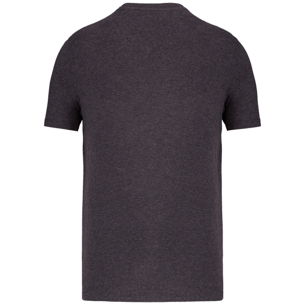 T shirt manches courtes unisexe bio dos Volcano Grey Heather