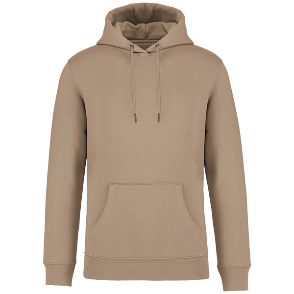 Sweat-Shirt Capuche Unisexe Bio | Coton Biologique Et Polyester Recyclé | Impression Et Broderie Wet Sand