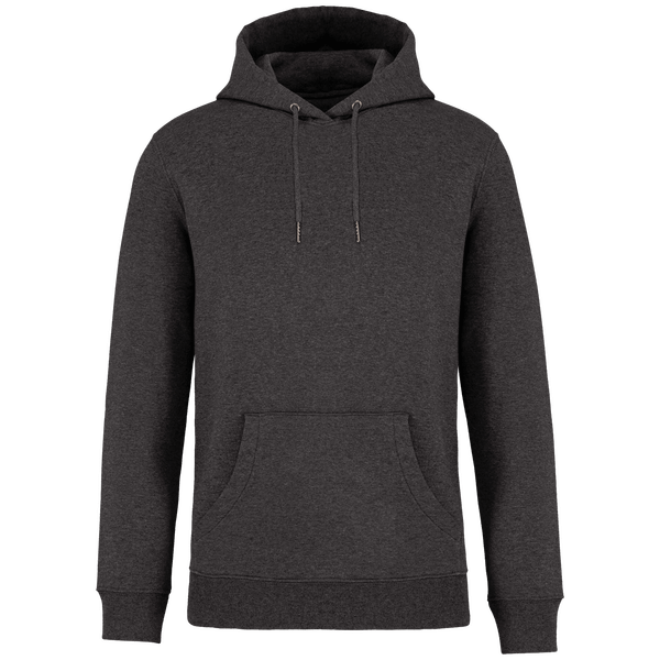 Sweat-Shirt Capuche Unisexe Bio | Coton Biologique Et Polyester Recyclé | Impression Et Broderie Volcano Grey Heather