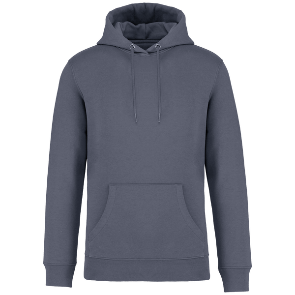 Sweat-Shirt Capuche Unisexe Bio | Coton Biologique Et Polyester Recyclé | Impression Et Broderie Mineral Grey