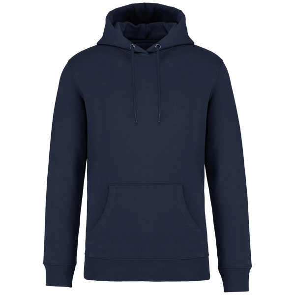 Sweat-Shirt Capuche Unisexe Bio | Coton Biologique Et Polyester Recyclé | Impression Et Broderie Navy Blue