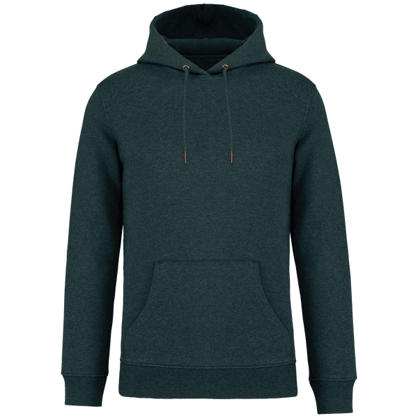 Sweat-Shirt Capuche Unisexe Bio | Coton Biologique Et Polyester Recyclé | Impression Et Broderie Amazon Green Heather