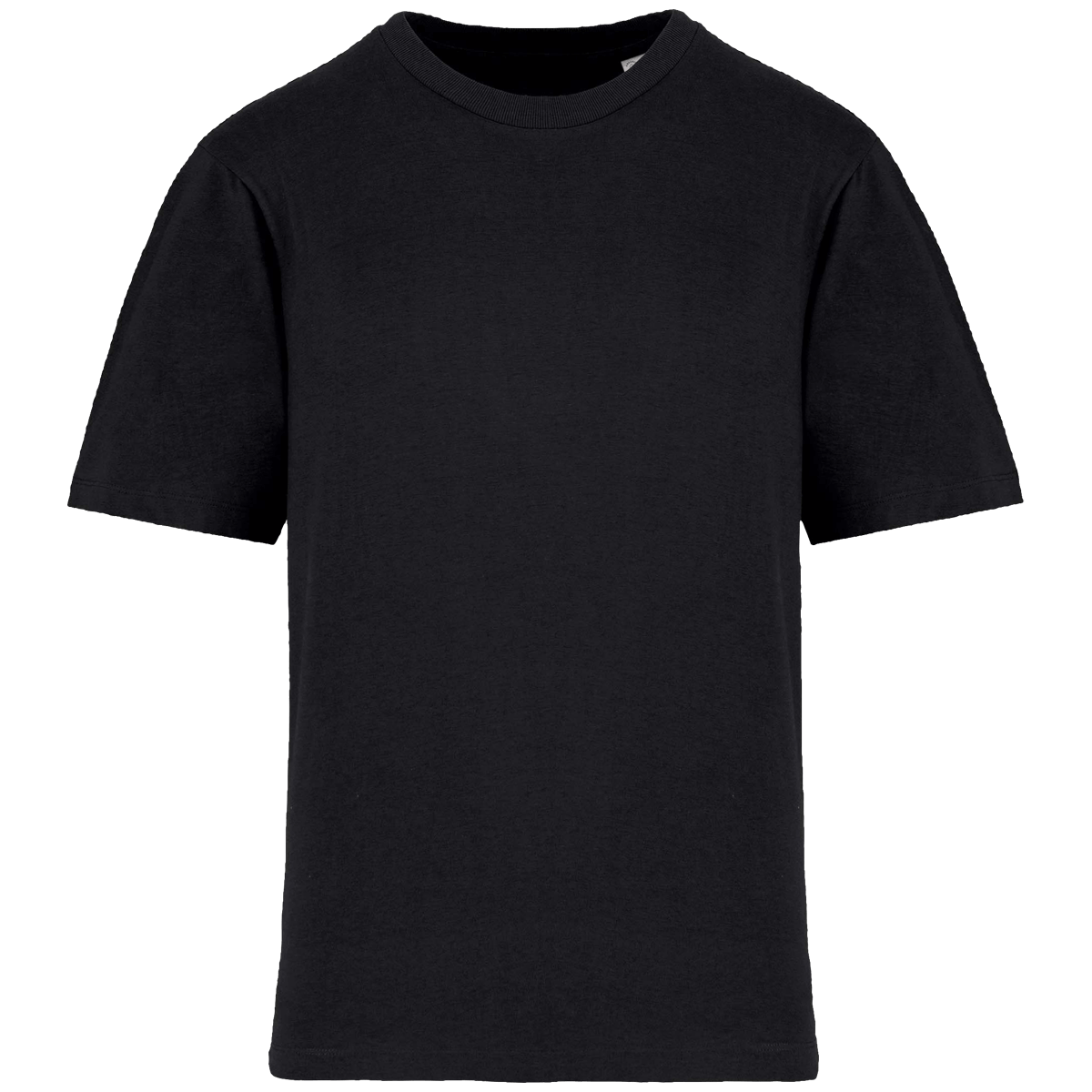 T-Shirt Oversize Enfant Bio | Coton Bio Et Recyclé | Impression Et Broderie Black