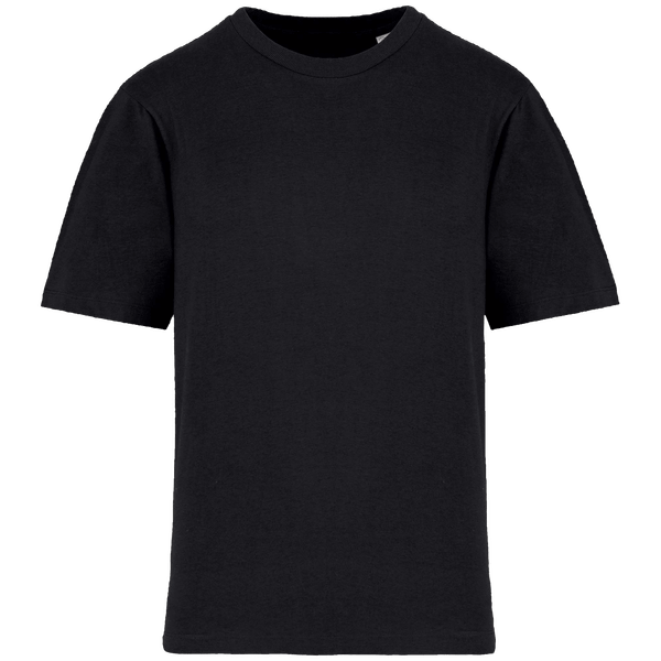 Bio-Oversize-Kinder-T-Shirt | Bio- Und Recycelte Baumwolle | Druck Und Stickerei Black