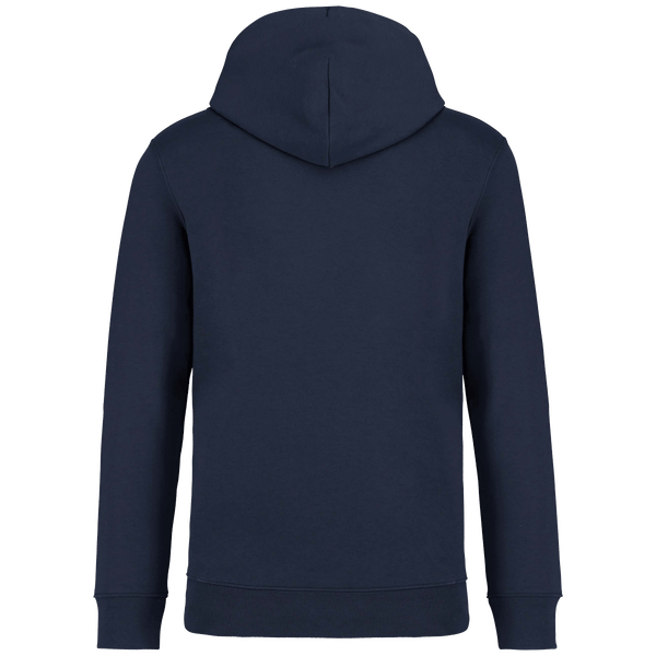 Sweat capuche unisexe bio dos Navy Blue