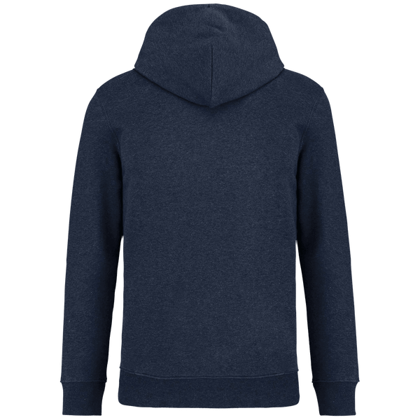 Sweat capuche unisexe bio dos Navy Blue Heather