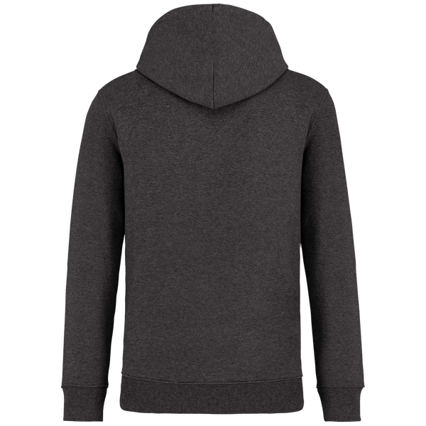 Sweat capuche unisexe bio dos Volcano Grey Heather