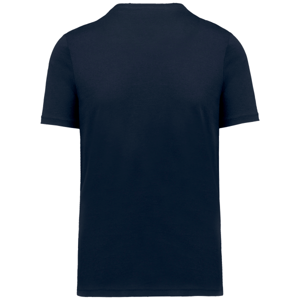 T shirt supima col v manches courtes homme dos Navy