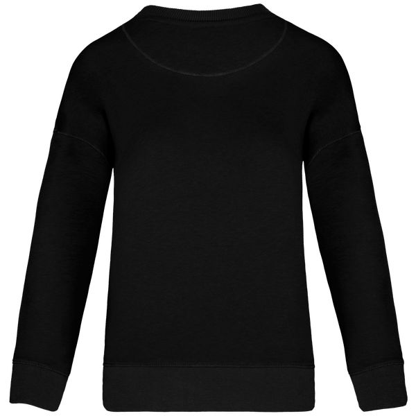 Sweat loose femme dos Black