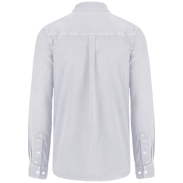 Chemise washed homme dos Washed white