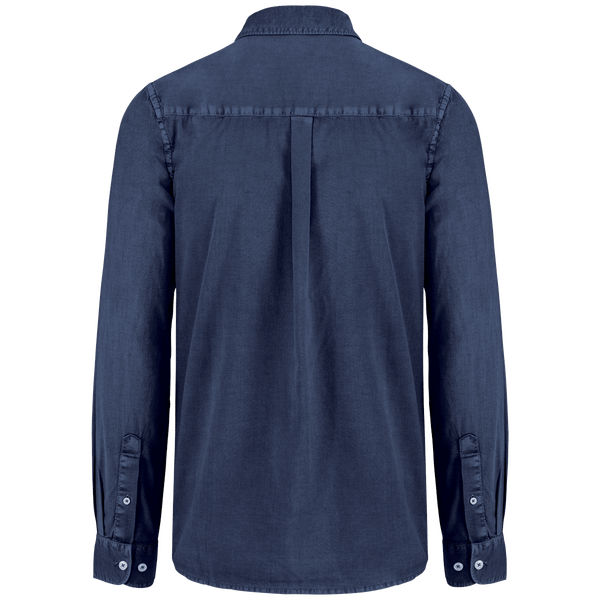 Chemise washed homme dos Washed Navy