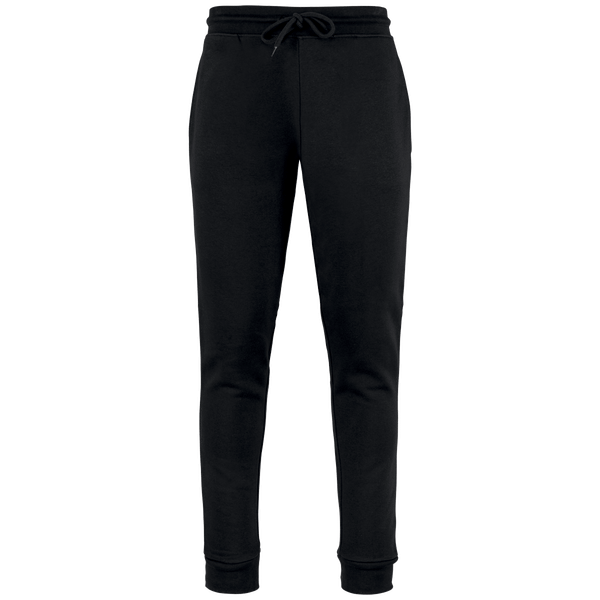 Umweltfreundliche Jogginghose | Bio-Baumwolle Und Recyceltes Polyester | Stickerei Und Flock Black
