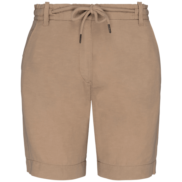 Bermuda leger femme face Wet Sand