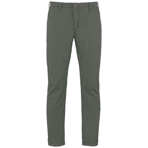 Pantalon Léger Chino Homme  Washed Organic Khaki