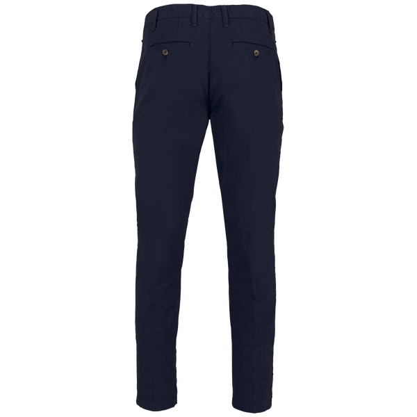 Chino homme 310gr dos Washed Dark Navy