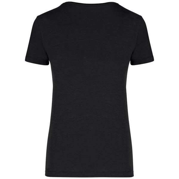 T shirt femme modal tencel bio dos Black