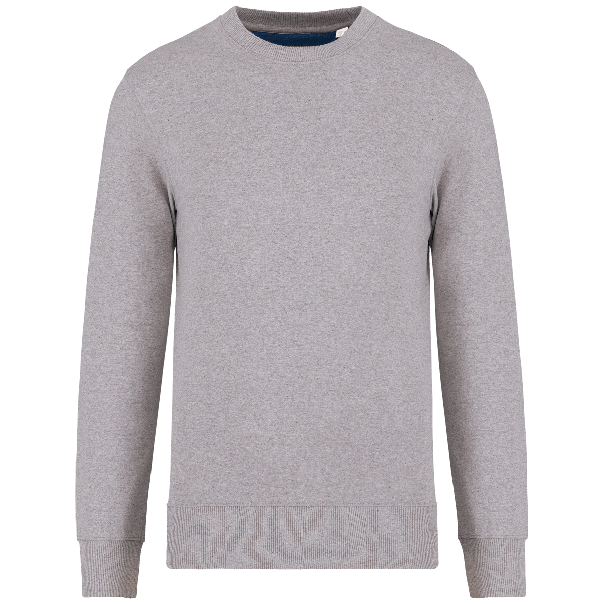 Sweat Col Rond Recycle Unisexe | Coton Biologique Et Polyester Recyclé | Impression Et Broderie Recycled Oxford Grey