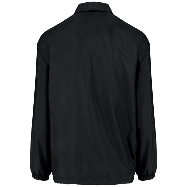 Veste coupe vent recycle dos Black