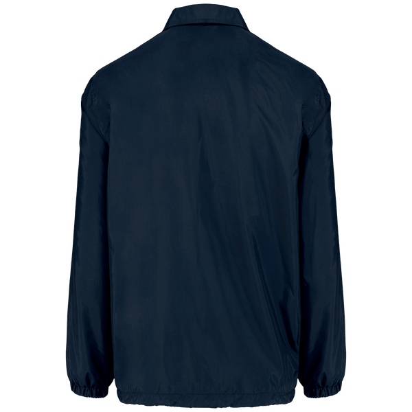 Veste coupe vent recycle dos Navy Blue