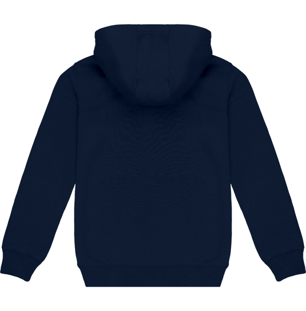 Hoodie with zip kids dos Navy