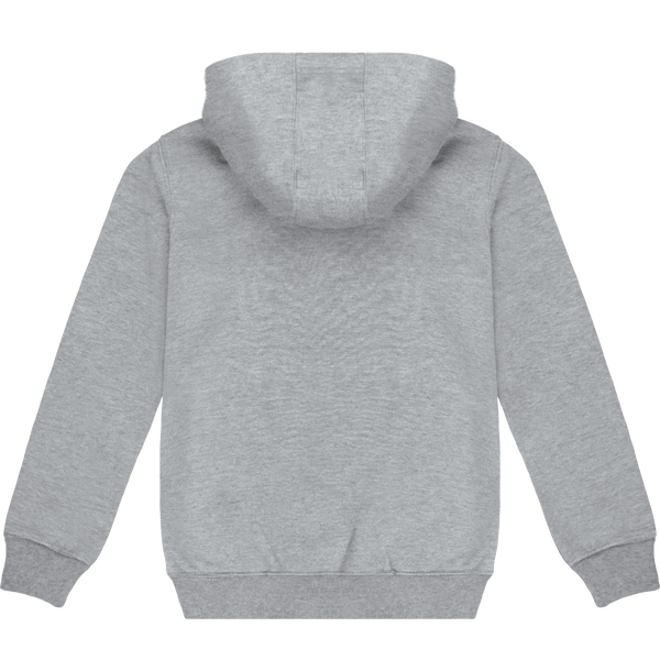 Hoodie with zip kids dos Oxford Grey