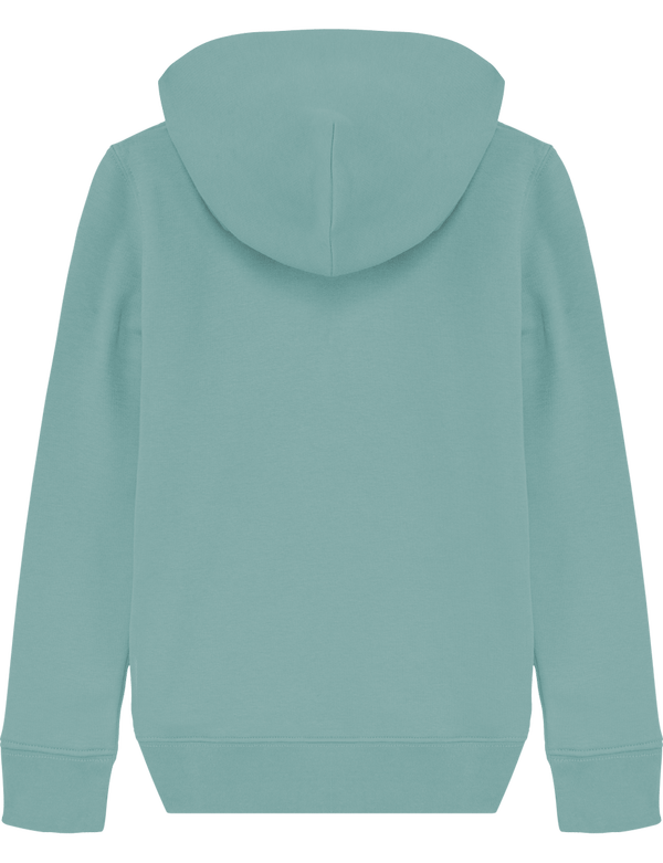 Sweat shirt enfant mini cruiser dos Teal Monstera