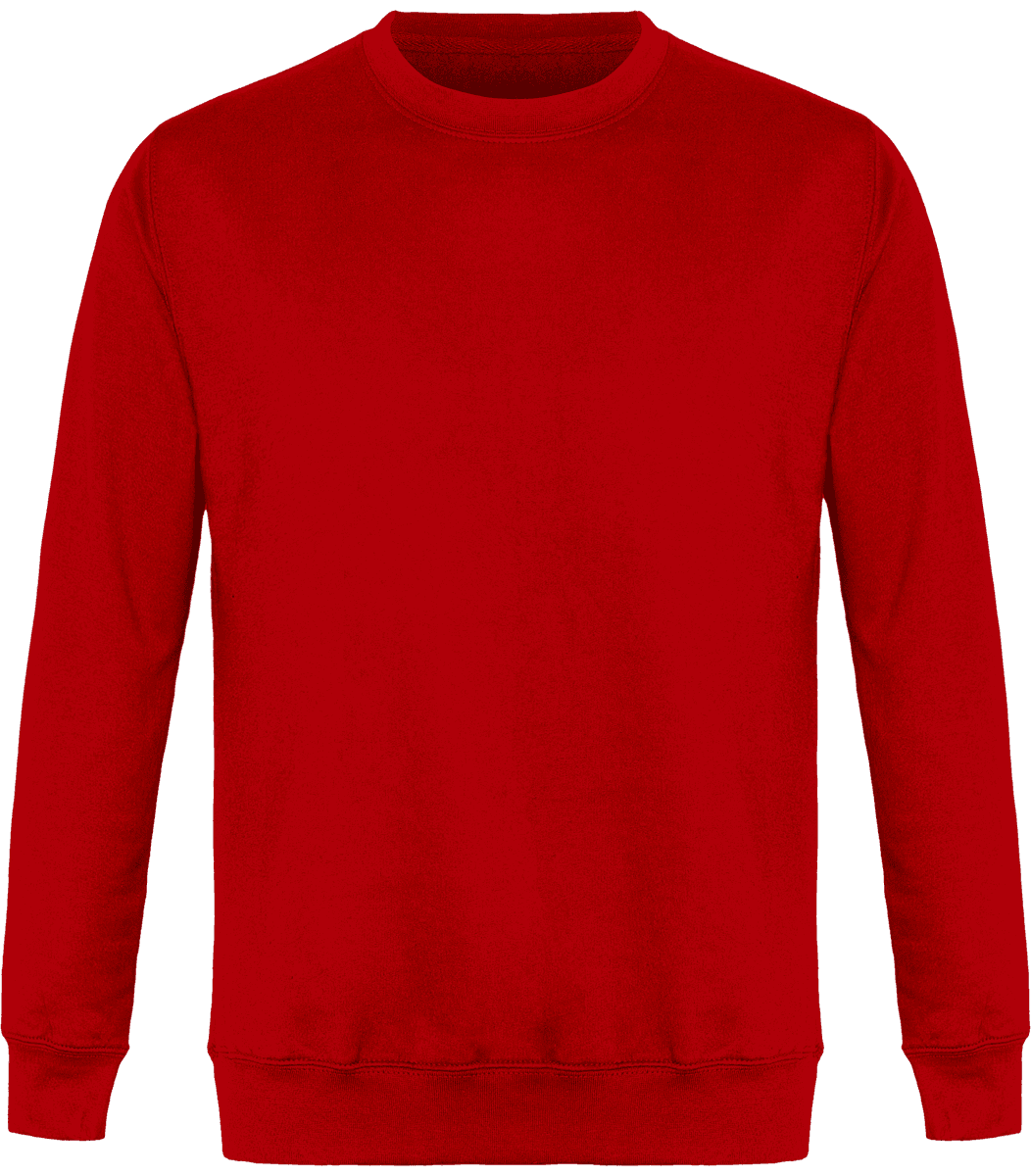 Sweat Col Rond Unisexe Cherry Red