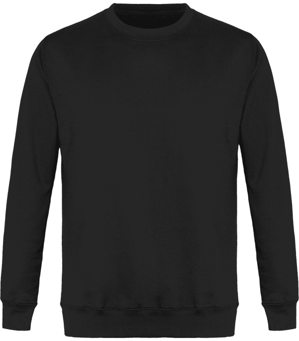 Unisex Round Neck Sweatshirt Dark Grey