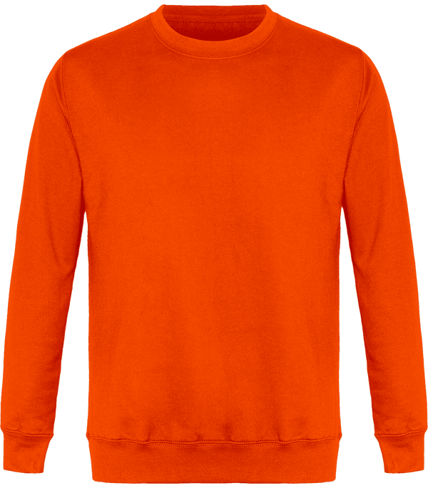 Unisex Rundhals-Sweatshirt Orange