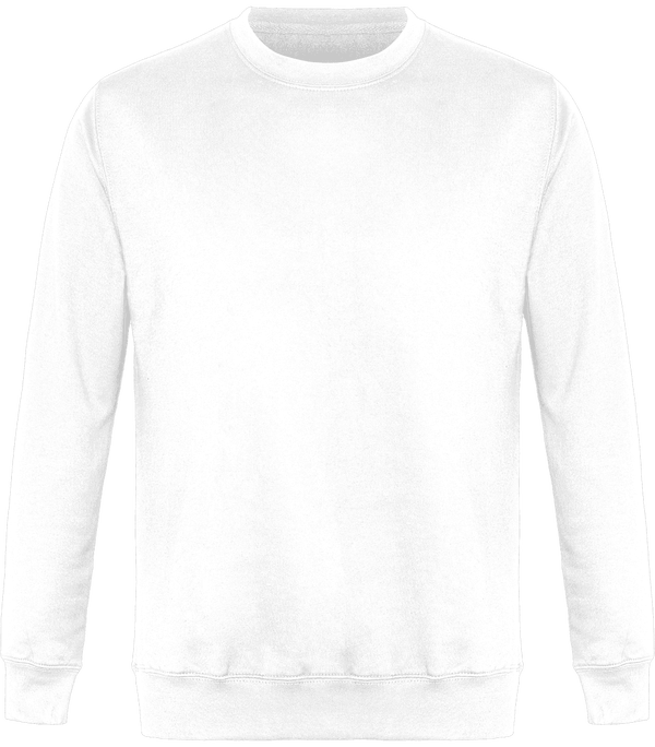 Unisex Rundhals-Sweatshirt White