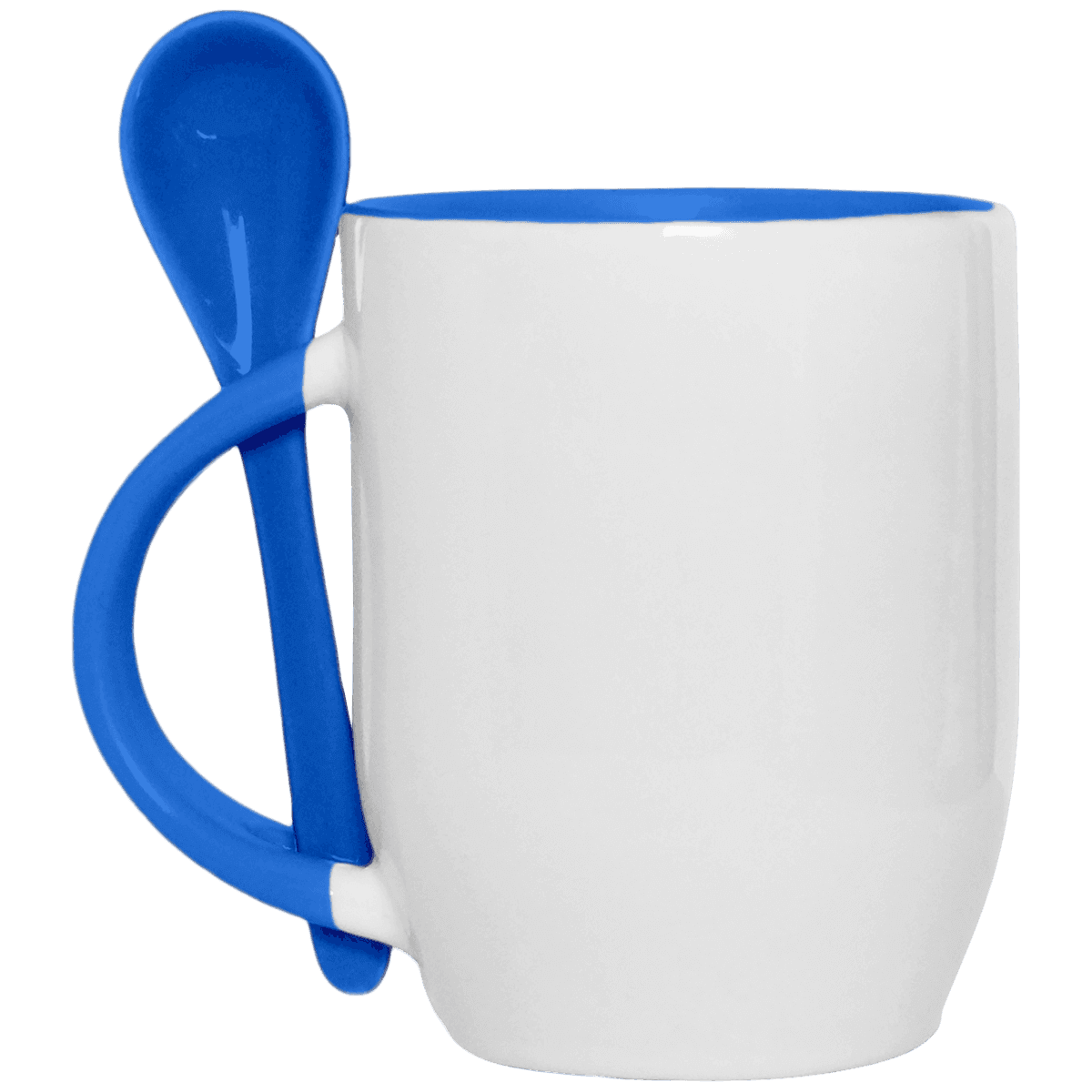 Tasse Avec Cuillère Intégrée  BLEU