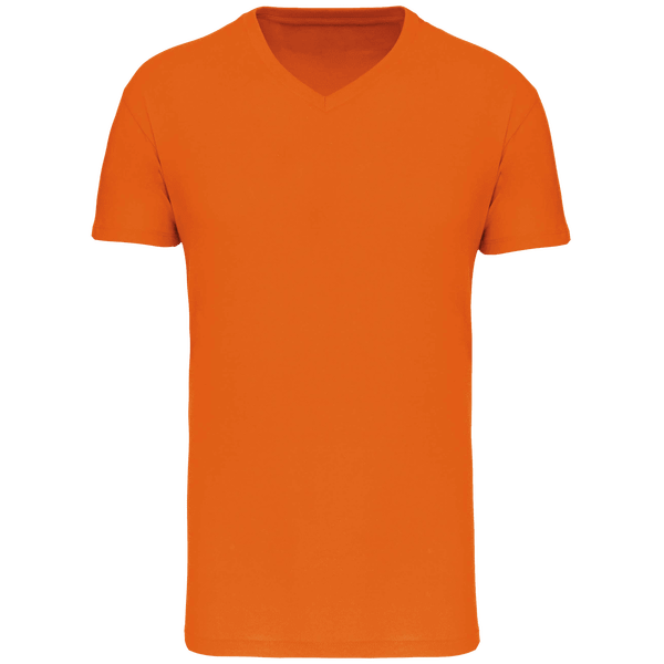 Angepasstes Herren V-Ausschnitt-T-Shirt Auf Tunetoo Orange