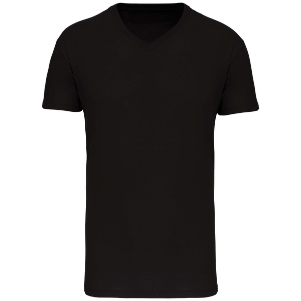 Angepasstes Herren V-Ausschnitt-T-Shirt Auf Tunetoo Black